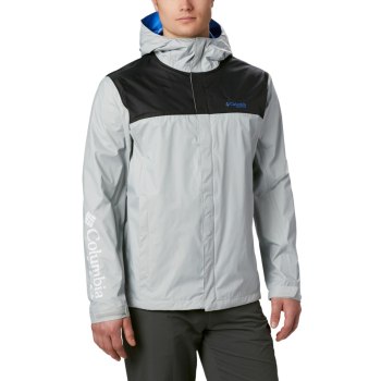 Columbia PFG Storm Big, Chamarras Grises Azules Para Hombre | 734196-JVN